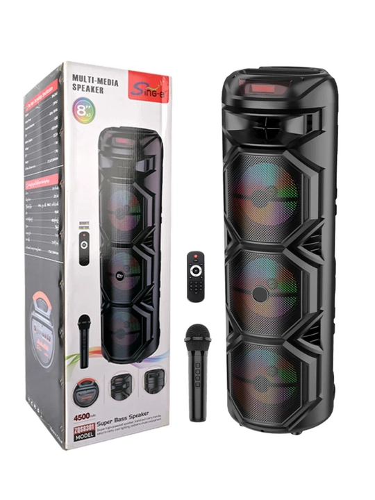 Portativ karnay, Bluetooth simsiz karaoke, mikrofonli, masofadan boshqarish pulti bilan