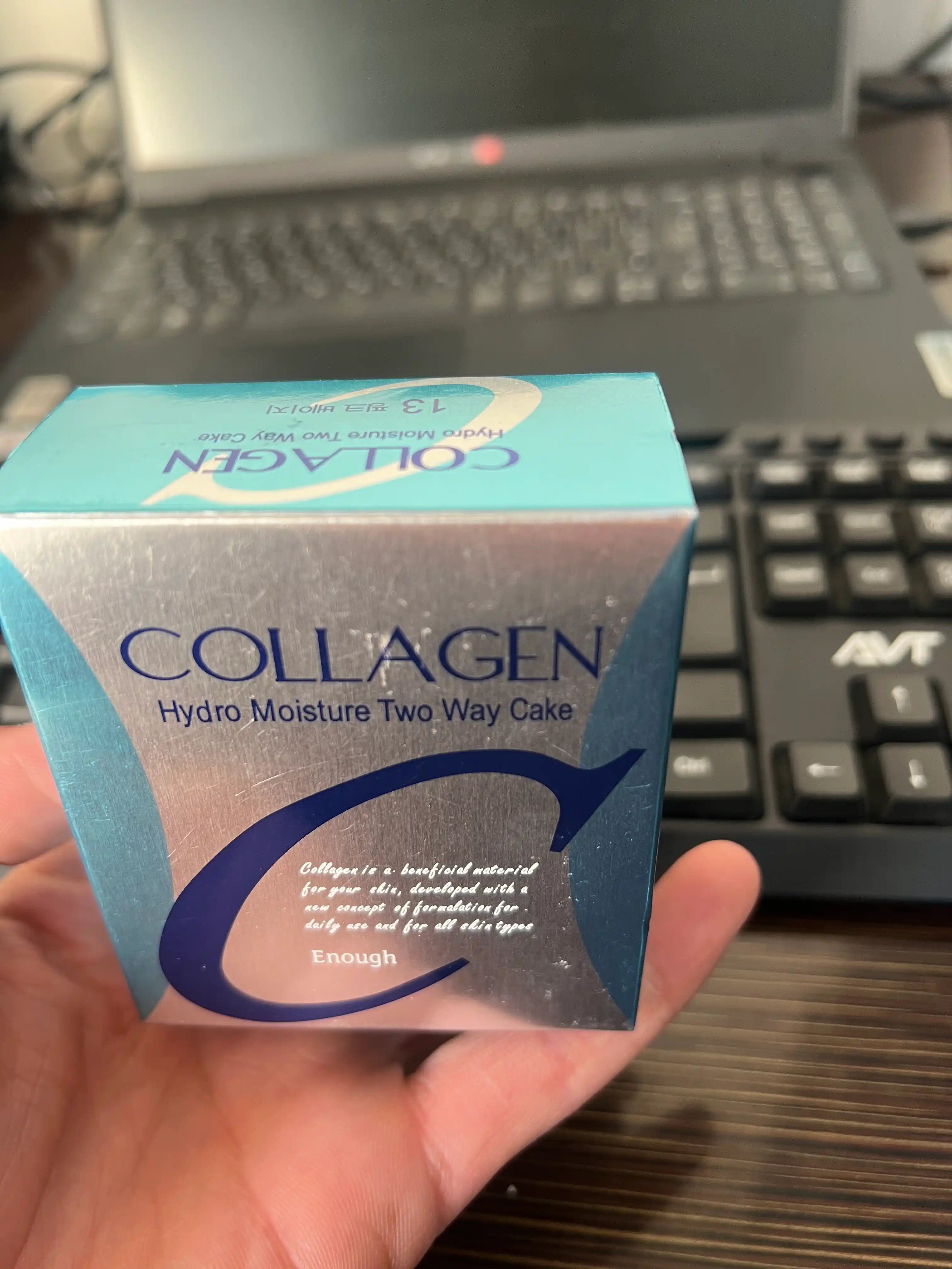 Пудра для лица, Collagen для лица с коллагеном, SPF 25+, для всех типов кожи