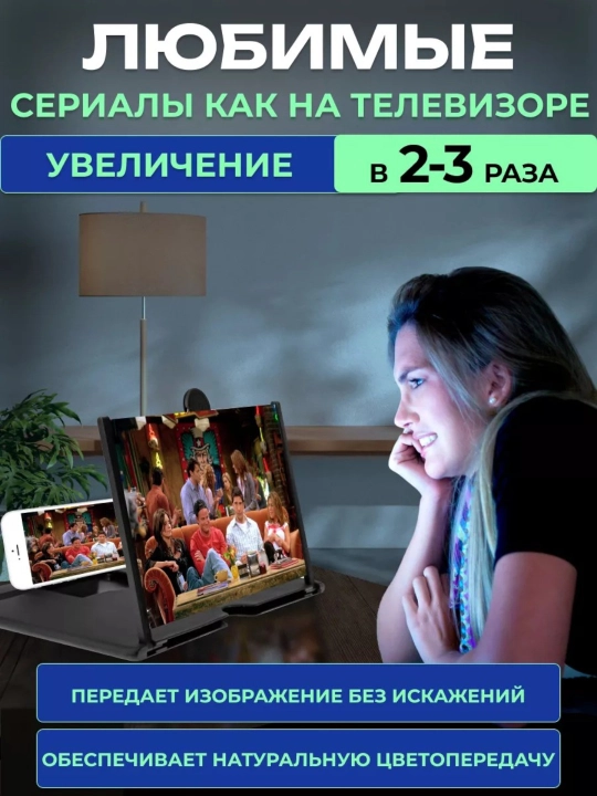 Ekranni kattalashtiruvchi 3D, Lupa, telefon uchun tutqich