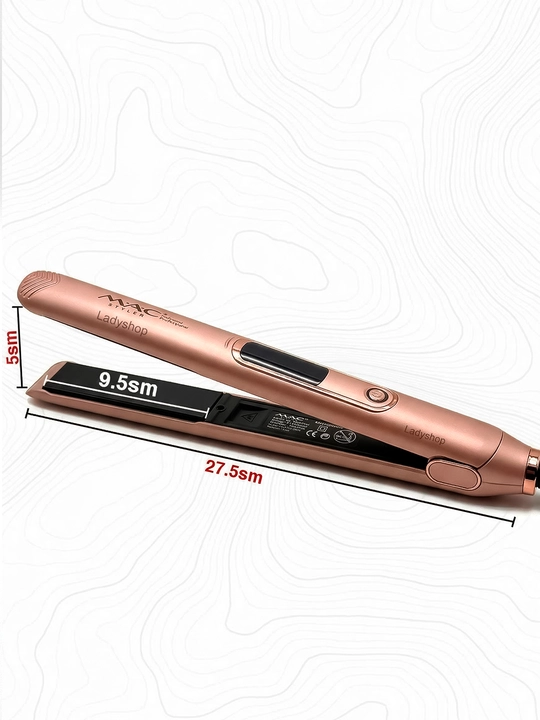Выпрямитель для волос MAC Styler, 450°C, титановые пластины, LED дисплей, профессиональный