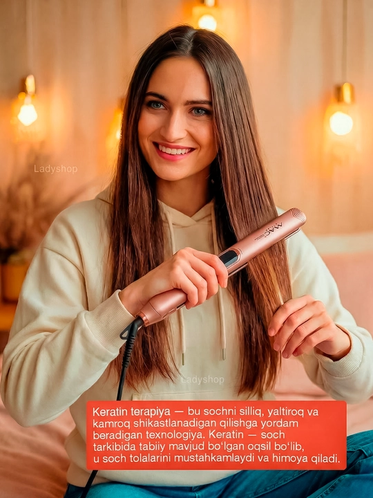 Выпрямитель для волос MAC Styler, 450°C, титановые пластины, LED дисплей, профессиональный
