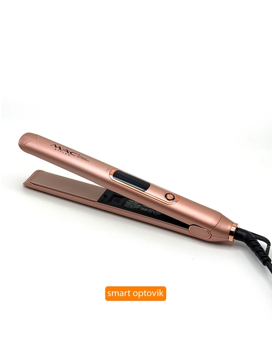 Soch dazmoli MAC Styler, professional soch tekislagich, titan plastinali, soch to‘g‘rilash