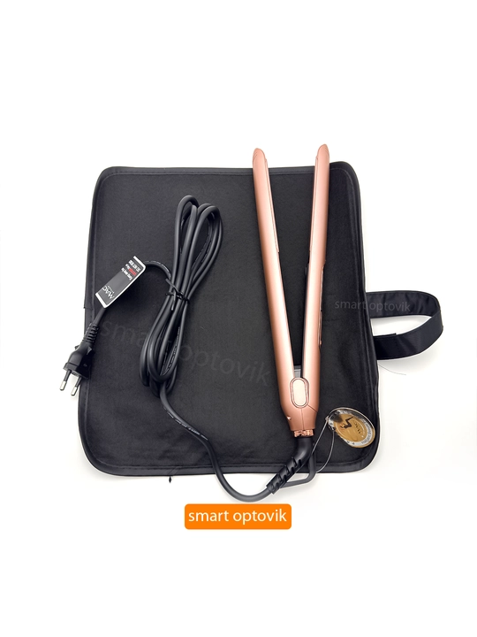 Soch dazmoli MAC Styler, professional soch tekislagich, titan plastinali, soch to‘g‘rilash