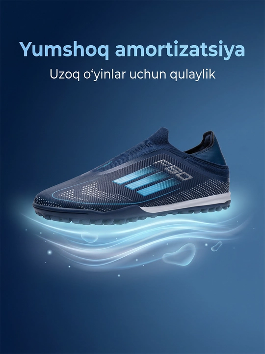 Futbol butsalari F50 sorokonojka TF sun’iy maysazor uchun, 37–40 o’lchamlar