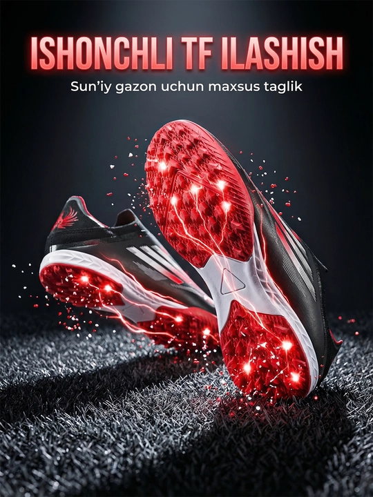 Futbol butsalari F50 sorokonojka TF sun’iy maysazor uchun, 37–40 o’lchamlar