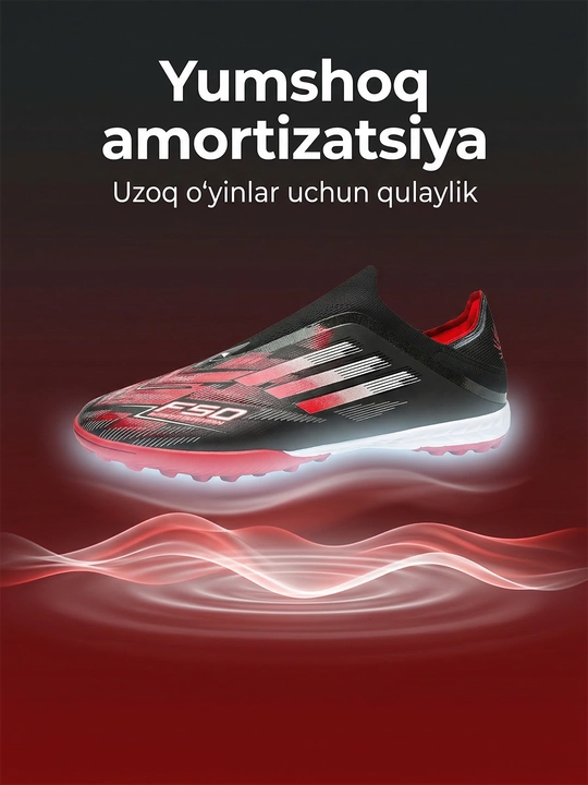 Futbol butsalari F50 sorokonojka TF sun’iy maysazor uchun, 37–40 o’lchamlar