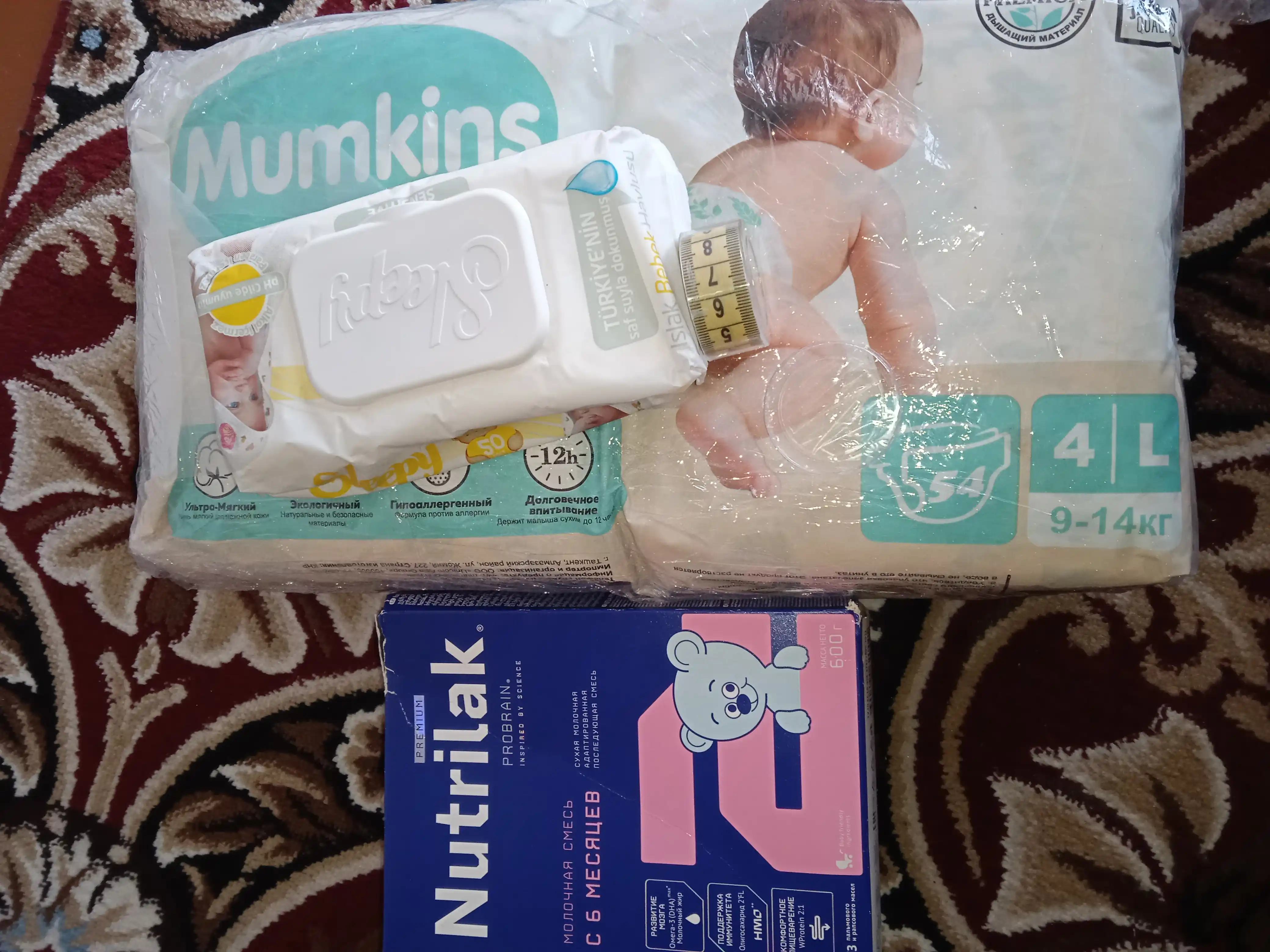 Quruq sutli aralashma Nutrilak Premium 2, moslashtirilgan, 600 gr
