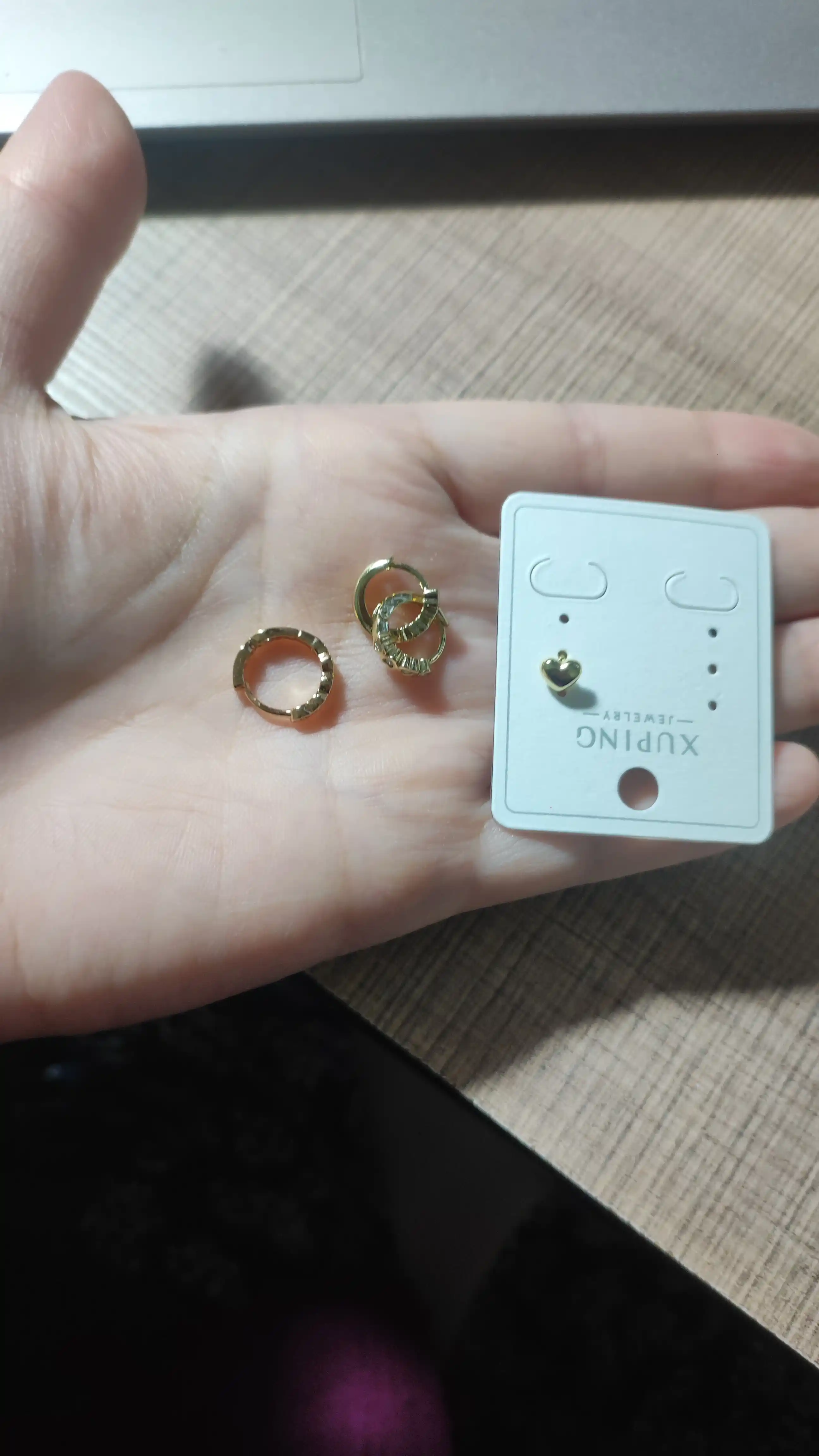 Маленькие серьги из медицинской стали Xuping