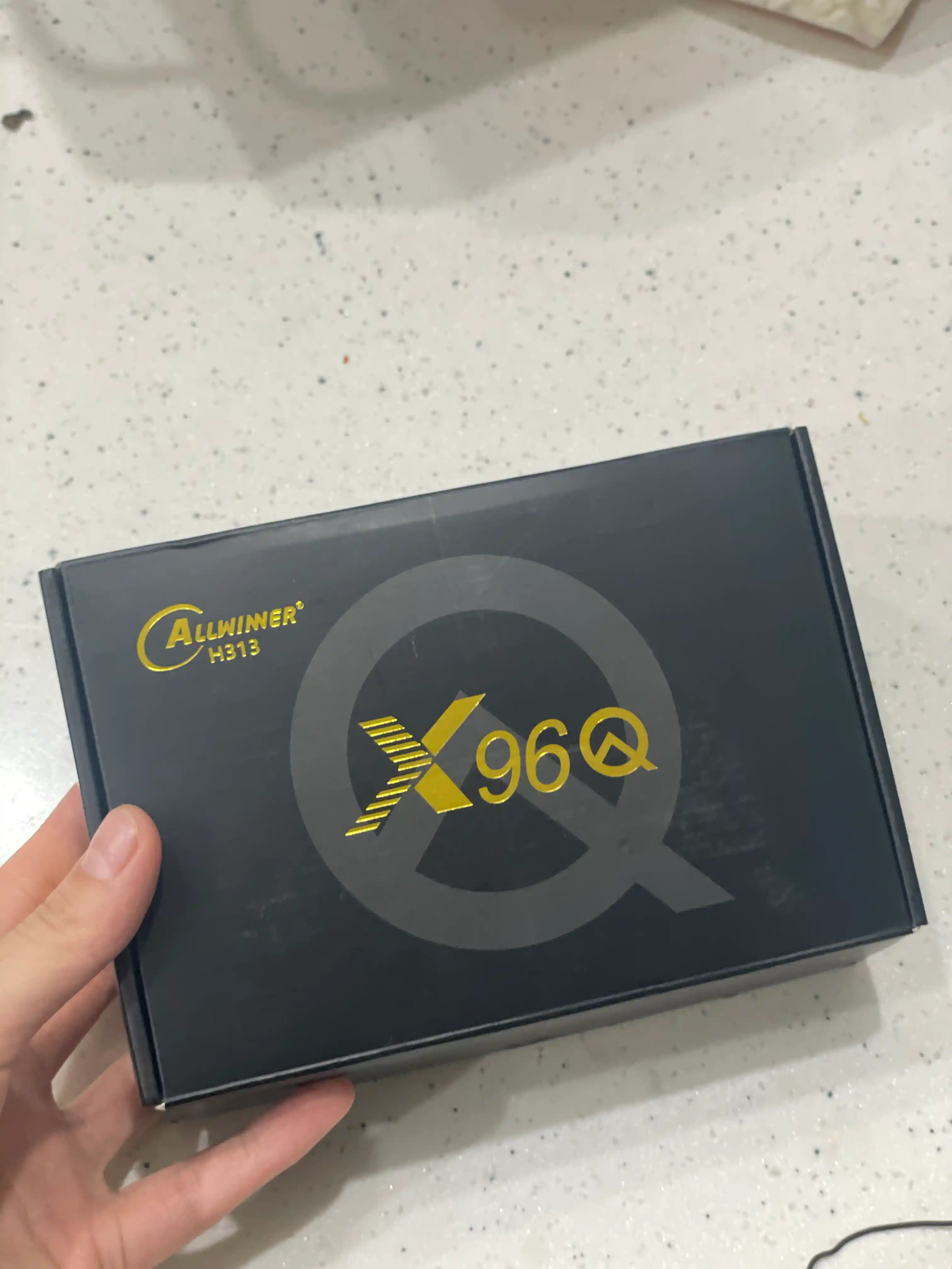 Android TV приставка X96Q 4K / Смарт ТВ бокс / Google TV Wi-Fi H.265 / Allwinner H313