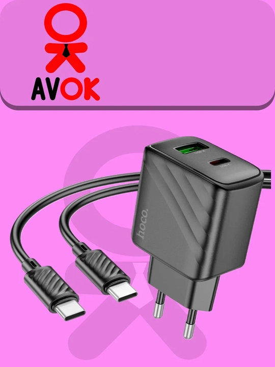 CS23A Sunlight tarmoq quvvatlagichi, PD30W + QC3.0, Type-C va USB-A, EU shtekeri, qora