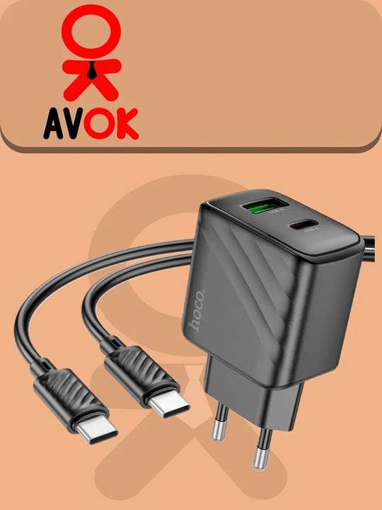 CS23A Sunlight tarmoq quvvatlagichi, PD30W + QC3.0, Type-C va USB-A, EU shtekeri, qora