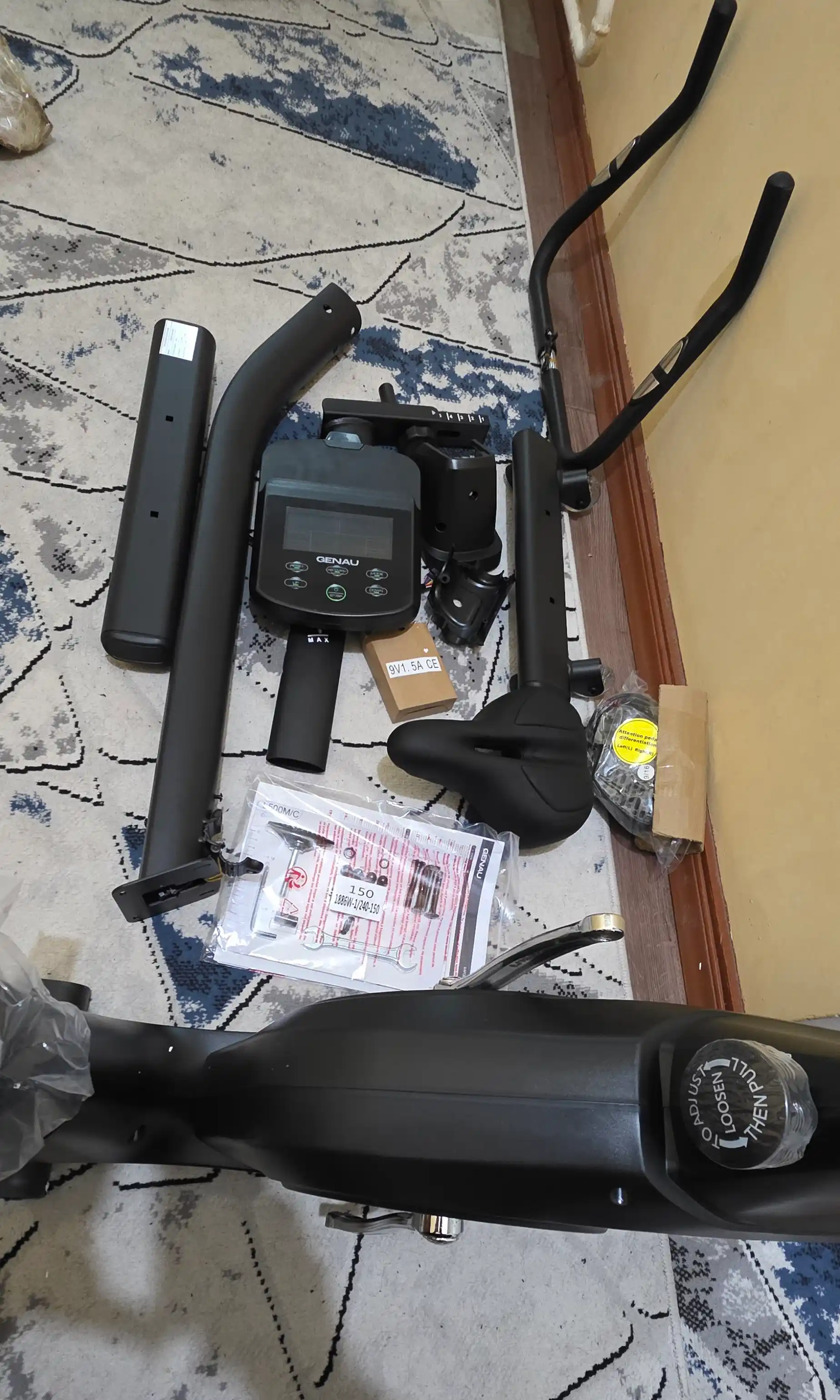 Велотренажер Genau Ergo XT-850, электромагнитная система нагружения MagnetixPro SB1-01A