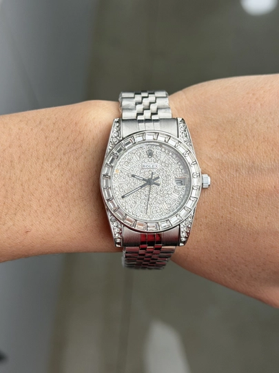 Женские наручные часы, роскошный и современный дизайн — VALORE1-ROLEX021-БЕЛЫЙ