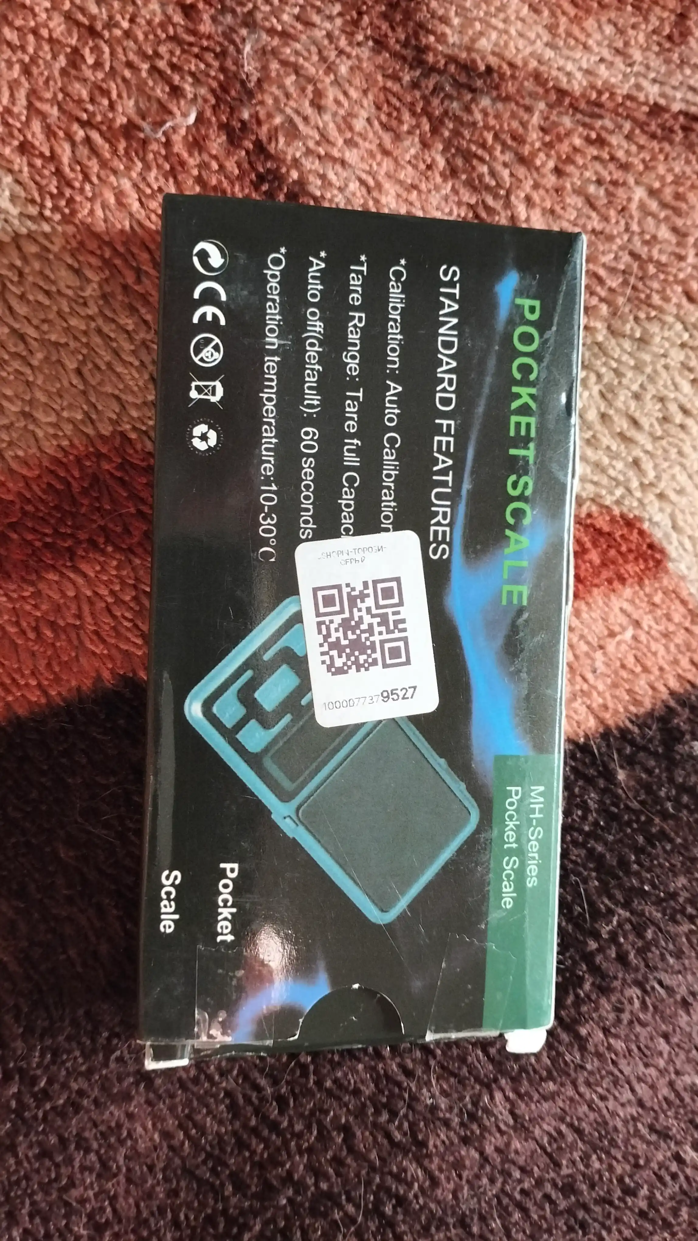 Elektron zargarlik tarozisi, batareykalar bilan, 500 gr