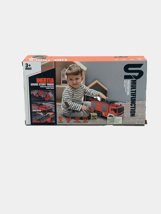 Yong'in o'chirish mashinasi City Truck 1:16, chiroq/ovoz/suv
