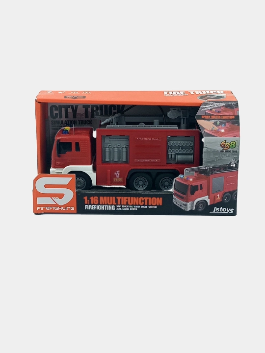 Yong'in o'chirish mashinasi City Truck 1:16, chiroq/ovoz/suv - 