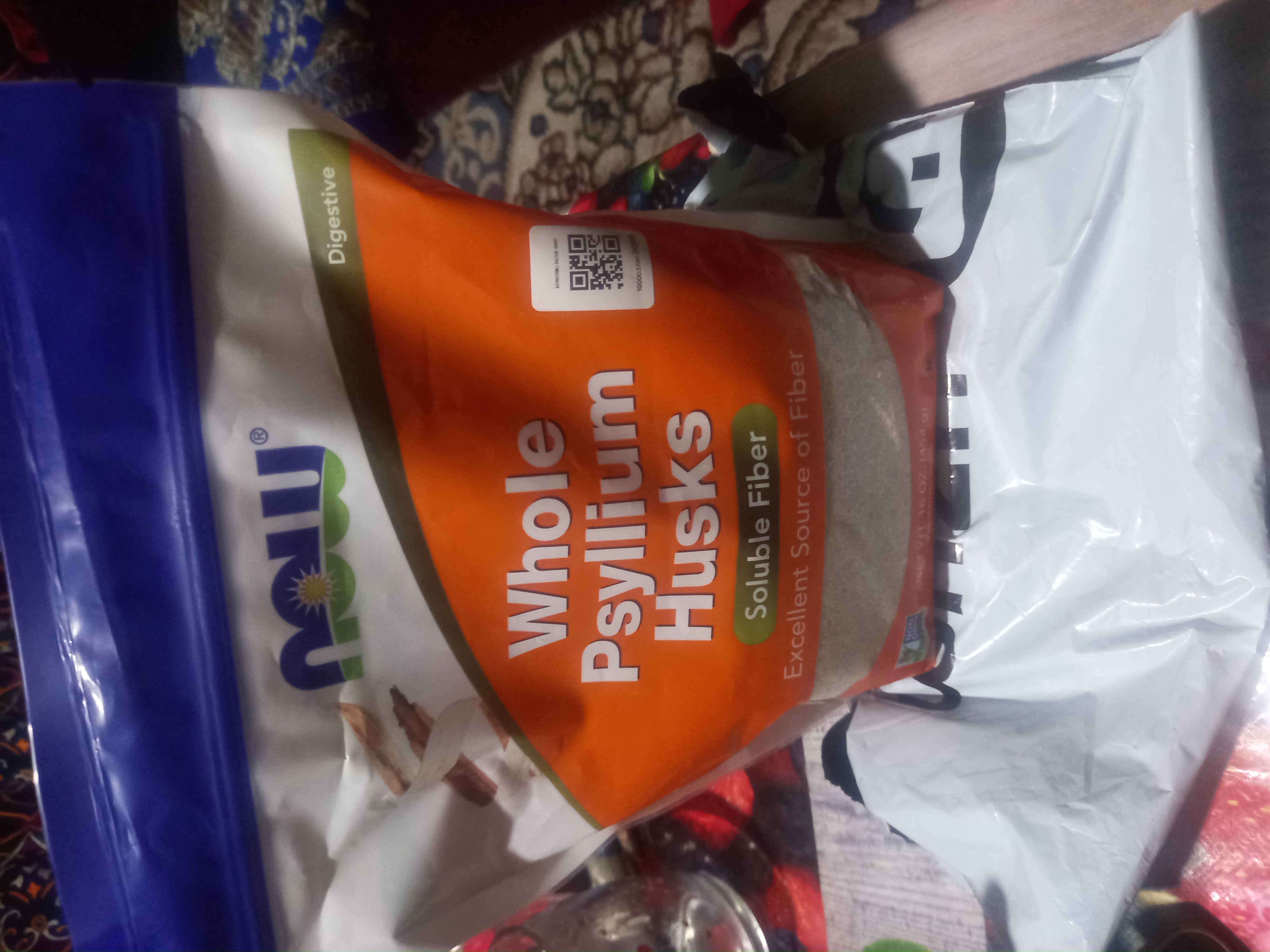 Psyllium urug'ining qobig'i Now Foods Psyllium Husk