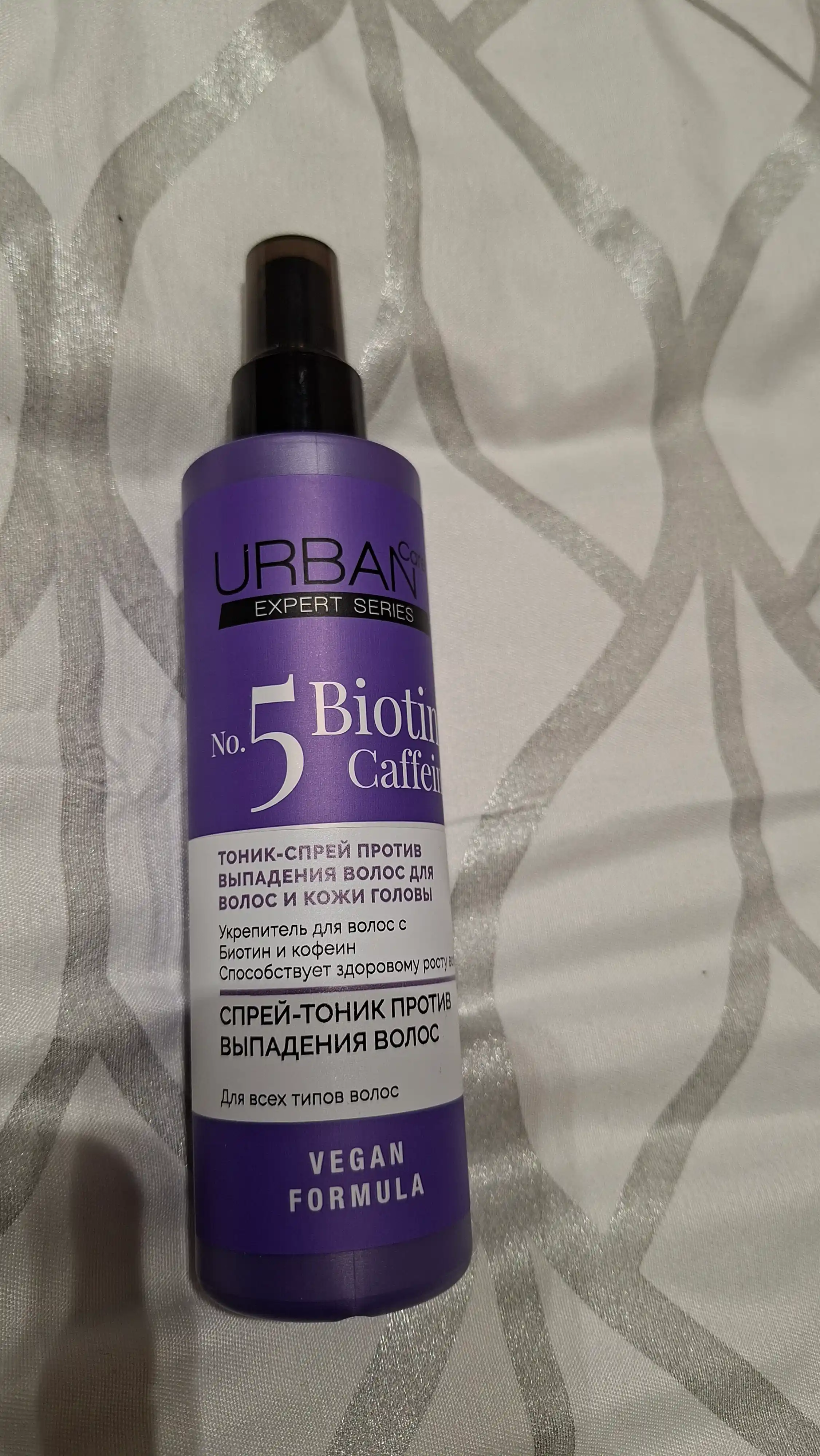 URBAN CARE спрей-тоник для волос Expert Biotin & Caffeine, 200 мл