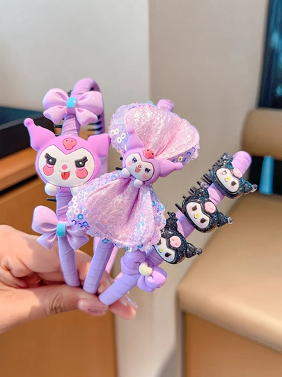 Ободок для волос Kuromi Cute 2026 коллекция — MADEENA-OBODOKKUROMI-АМЕТИС