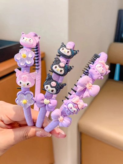 Ободок для волос Kuromi Cute 2026 коллекция — MADEENA-OBODOKKUROMI-ЧЕРН