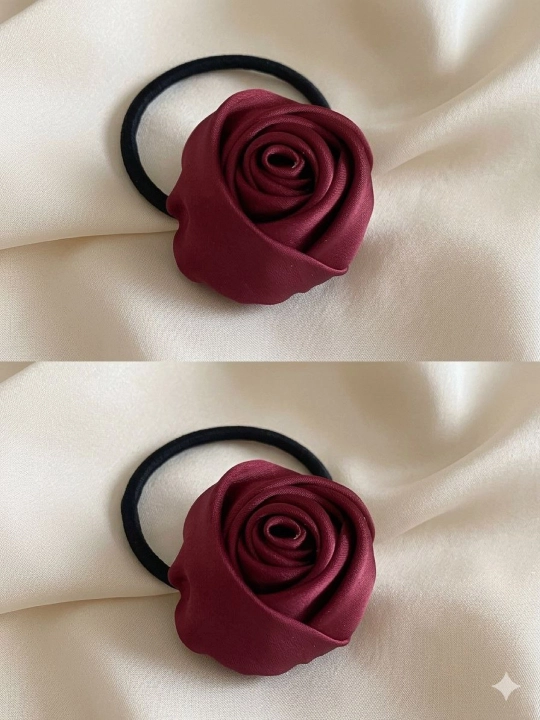 Soch rezinkalar, atirgulli rezinka 2 dona, karabik, lenta, bantik, zakolka, zajm, sovg'a