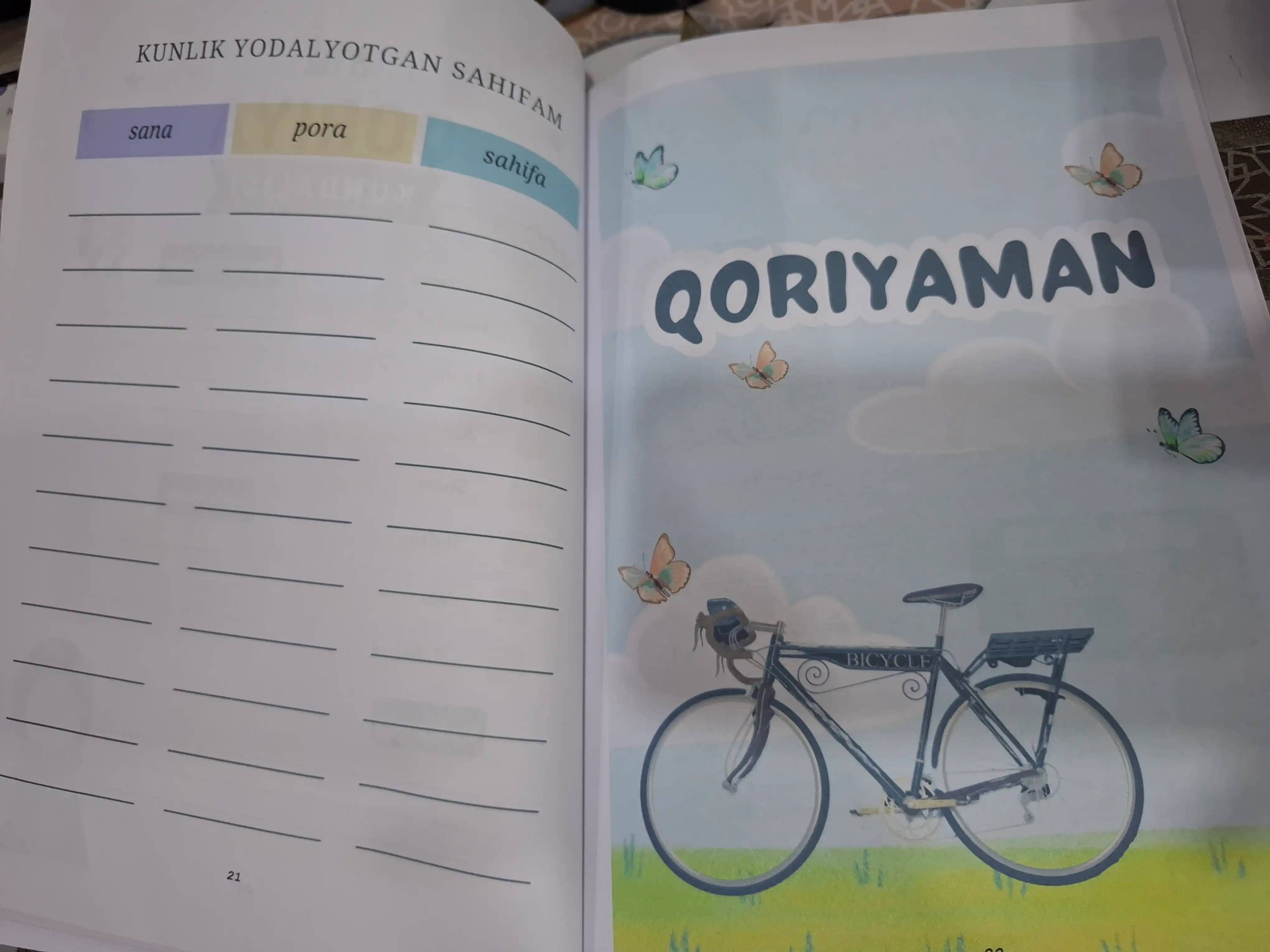 Qoriya kundaligi Planner Lugat daftari A4, 120-bet, sahifalarm biznes daftar A5, 80-bet