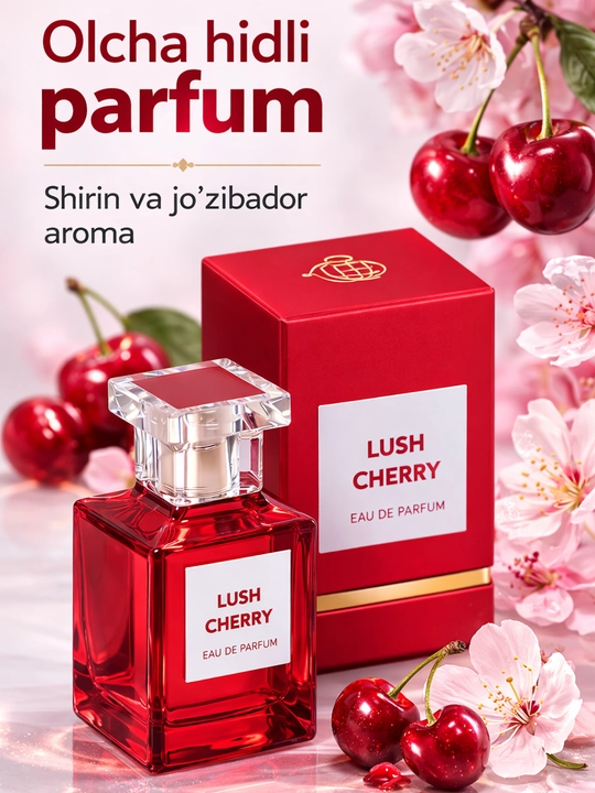 Lush Cherry, 100 мл, парфюмерная вода для женщин - 