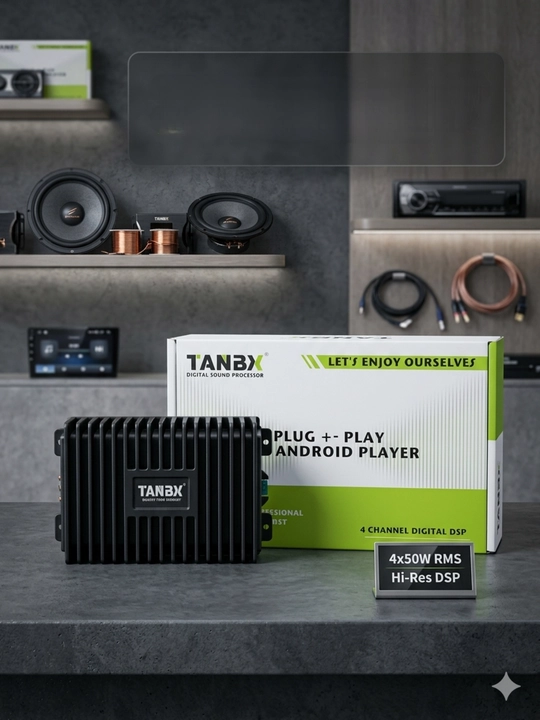 Автомобильный усилитель TANBX для Android мониторов 4 канальный