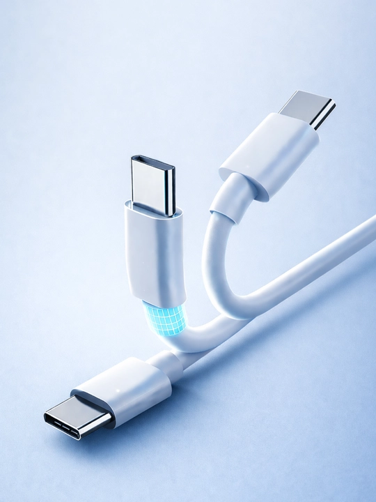 USB-C Type-C kabel 1m, 60W Charging, iPhone, Samsung, Android uchun zaryadlash kabeli