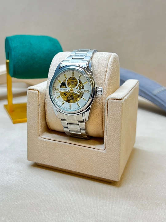 Mexanik qo‘l soati Rolex, erkaklar uchun, klassik dizayn - 