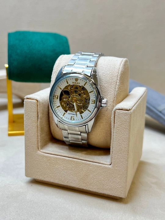 Mexanik qo‘l soati Rolex, erkaklar uchun, klassik dizayn - 
