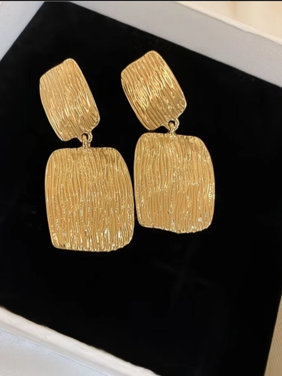 Серьги женские, элегантные серьги — 6624121-BUJITERIYAZIRAK-ЗОЛОТ