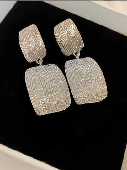 Серьги женские, элегантные серьги — 6624121-BUJITERIYAZIRAK-СЕРЕБРН