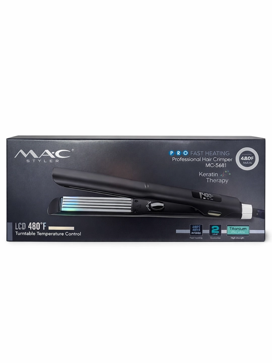Professional soch gofre MAC Styler MC-5681 — ildiz hajm beruvchi LCD displeyli