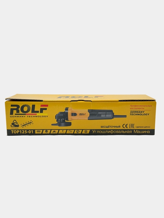 ROLF cho'tkasiz bolgarka 125 mm: 1600 Vt, 6 xil tezlik va silliq start (Brushless)