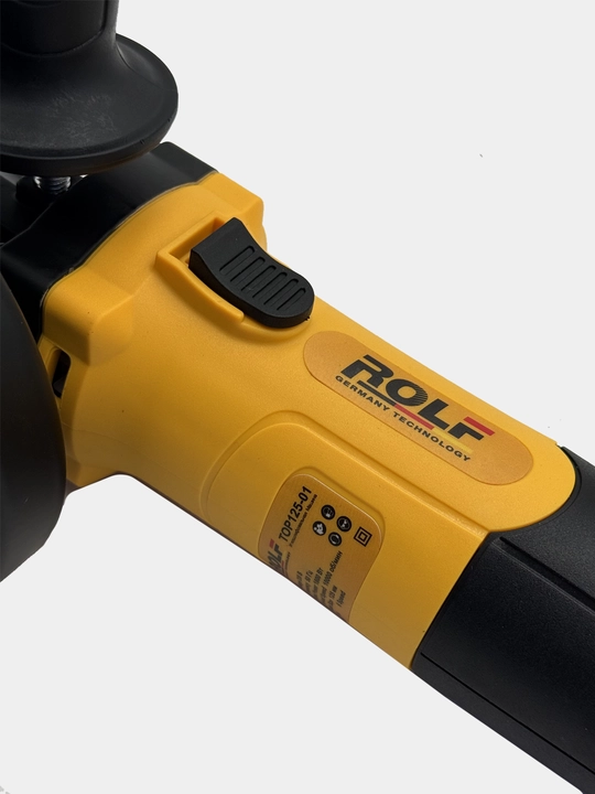 ROLF cho'tkasiz bolgarka 125 mm: 1600 Vt, 6 xil tezlik va silliq start (Brushless)