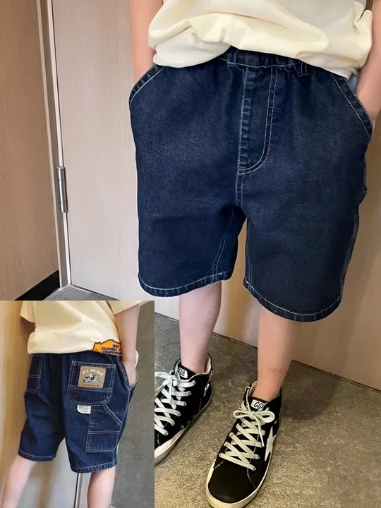 Джинсовые шорты для мальчиков детские denim шорты карго 110–170 