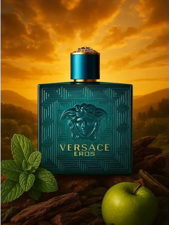 Erkaklar uchun Versace Eros xushbo'ylangan suv, 100 ml