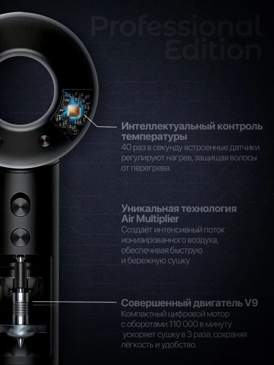 Dyson Supersonic HD-08 fen soch quritgich va stayler