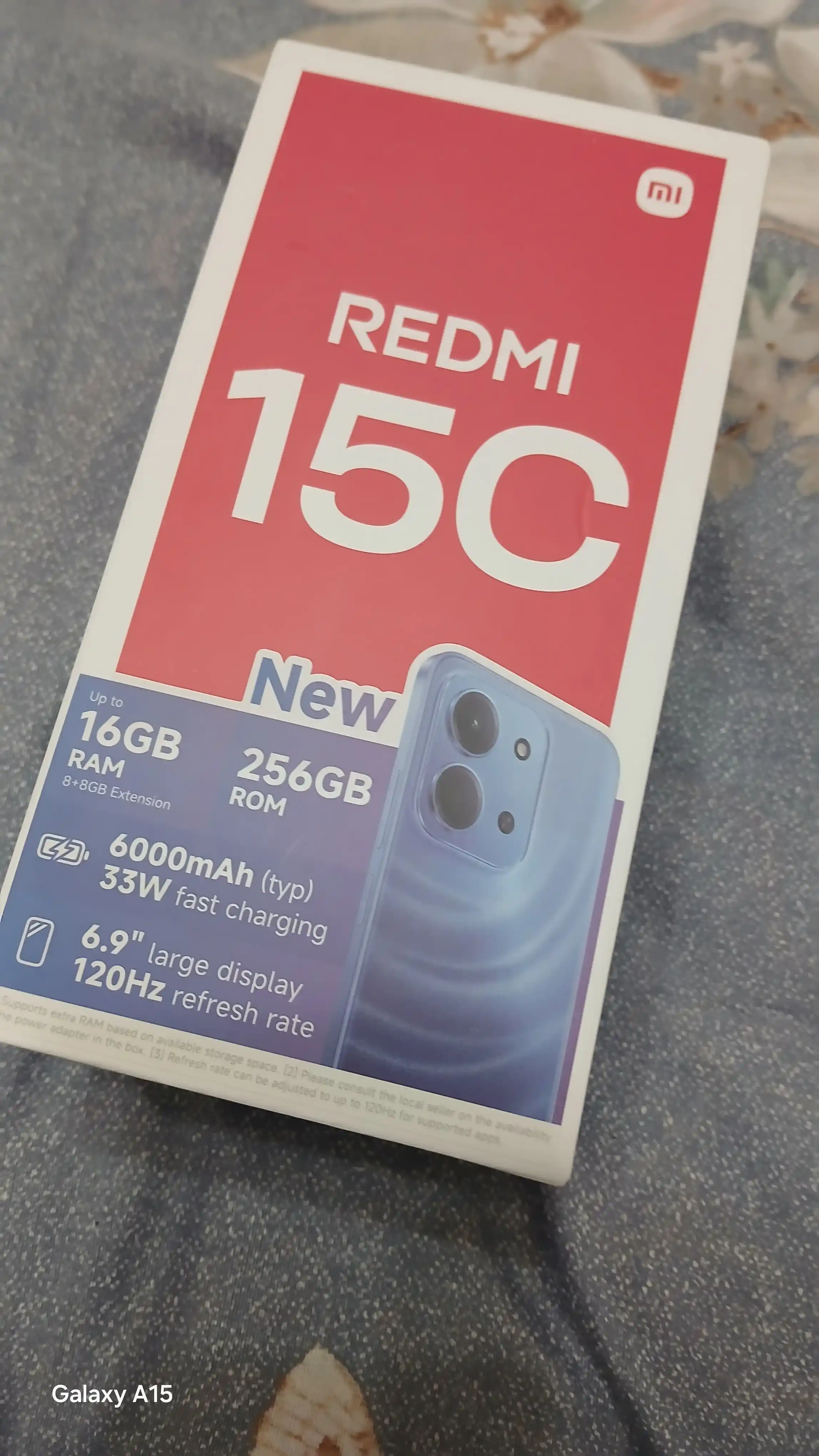 Смартфон Redmi 15C, 8/256Гб, 6000мА/ч, 6.9"дисплей, 50 МП камера с ИИ, 33 Вт
