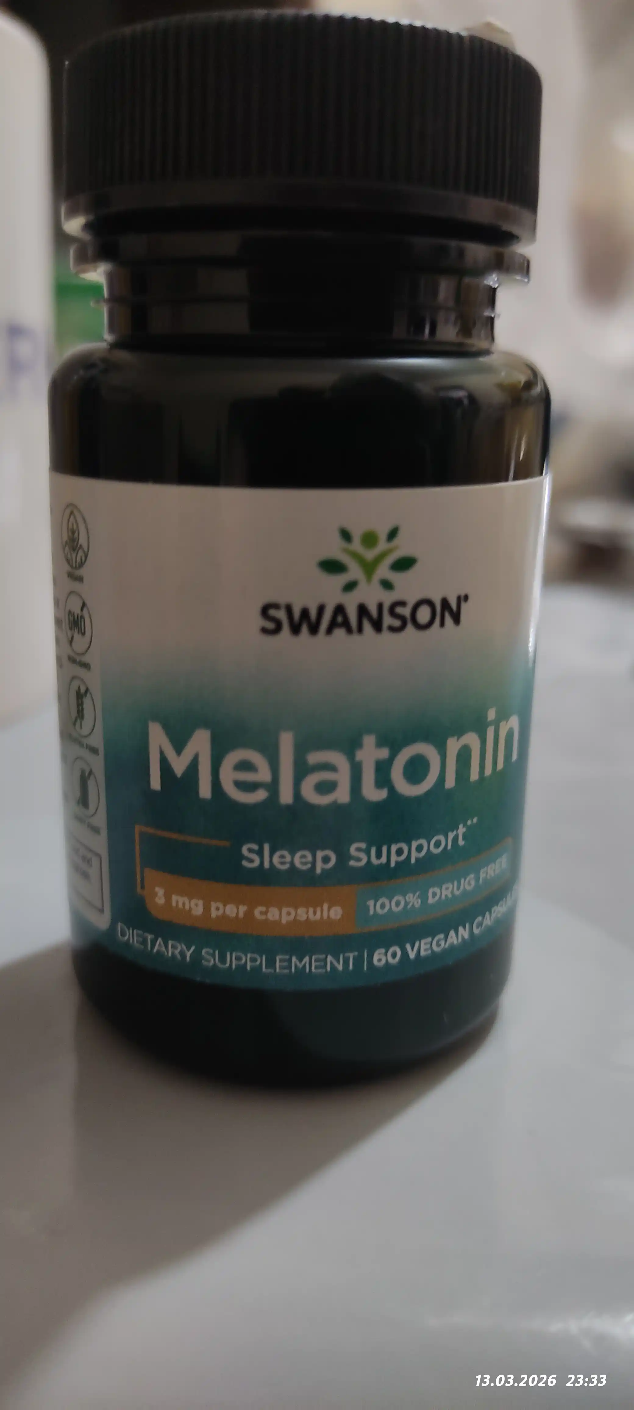 Swanson Мелатонин 3 мг, капсулы