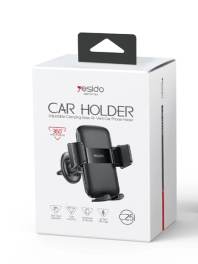 Автодержатель Yesido C251 — KINGM1-YESIDOC251-ЧЕРН