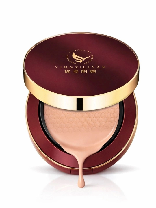 Yingziliyan CC Cream Cushion — тональный CC крем для ровного и сияющего тона кожи - 