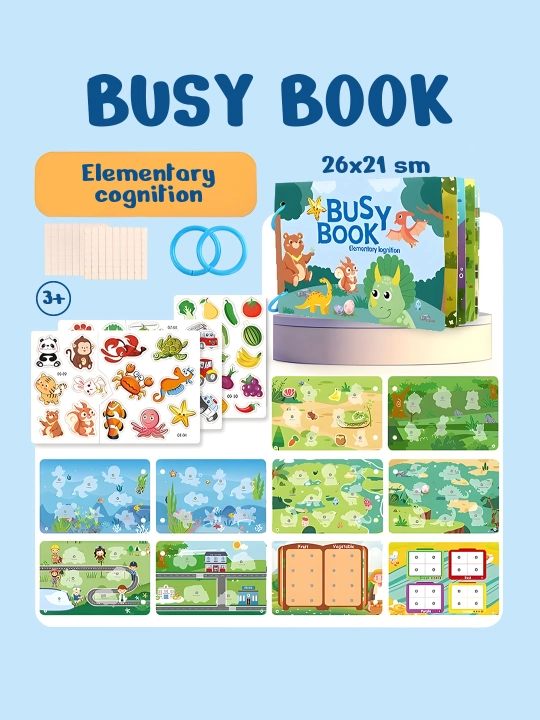 Busybook, книги-замки, детские книги, интерактивные книги, игры - 