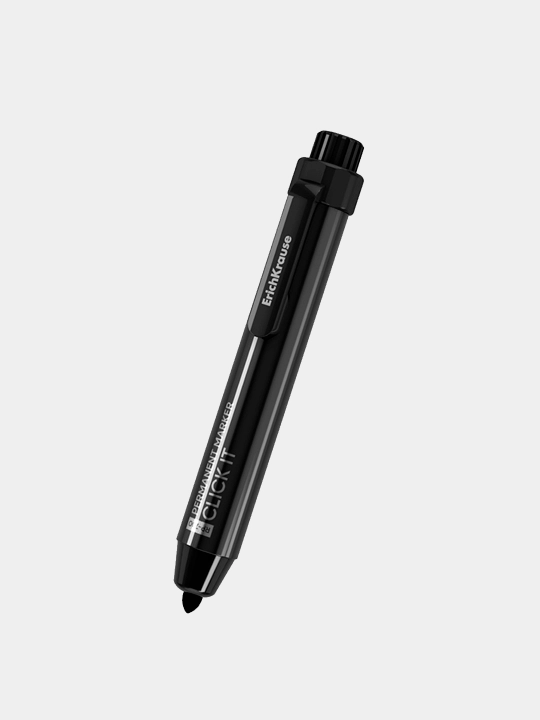 Doimiy marker avtomatik ErichKrause RP-700 Click it, siyoh rangi qora 60828 - 