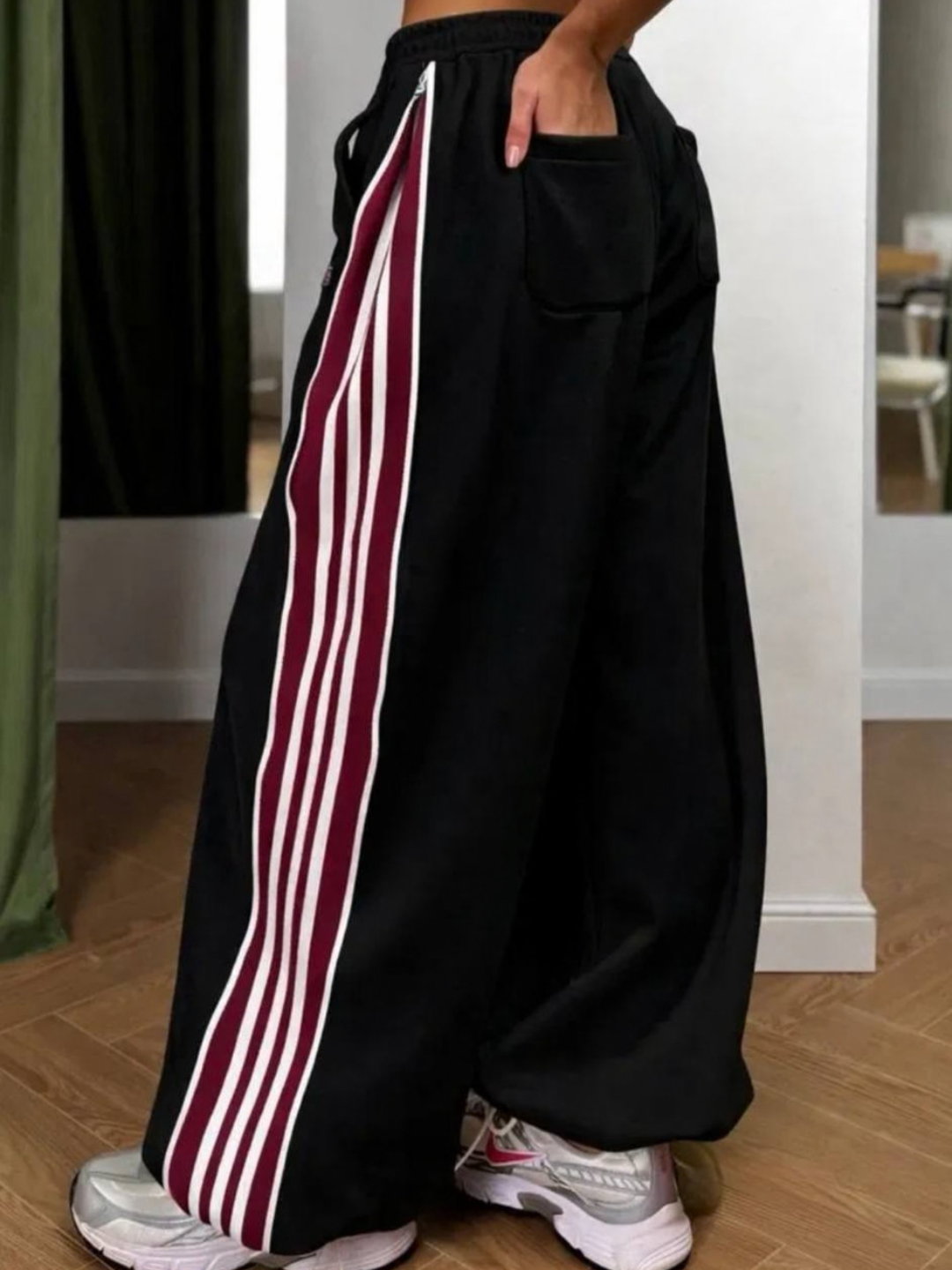 Джоггеры женские oversayz baggy jogger, широкие спортивные трико, штаны оверсайз - 