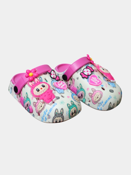 Кроксы для девочки, летняя обувь для девочки, Thailand, 27, Crocs, 6 цветов, Лабубу - 