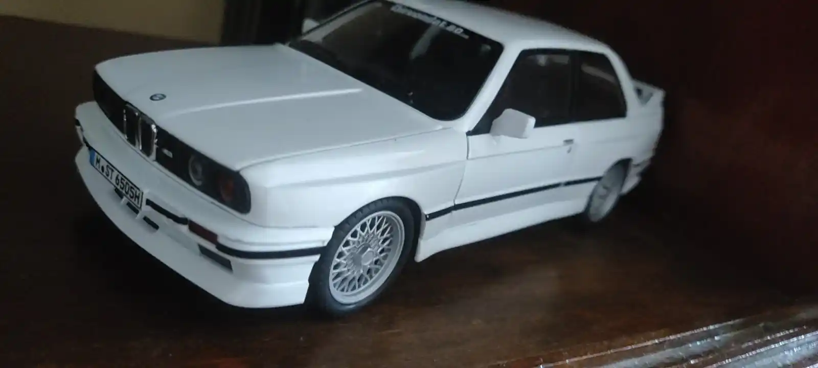 Metall mashina BMW M3 E30 1988, 1/24 metal, 20 sm
