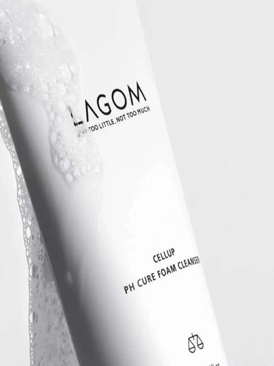 Yuvish uchun ko'pik Lagom Cellup Gel to water /Ph Cure/MICRO Foam Cleanser 120 ml
