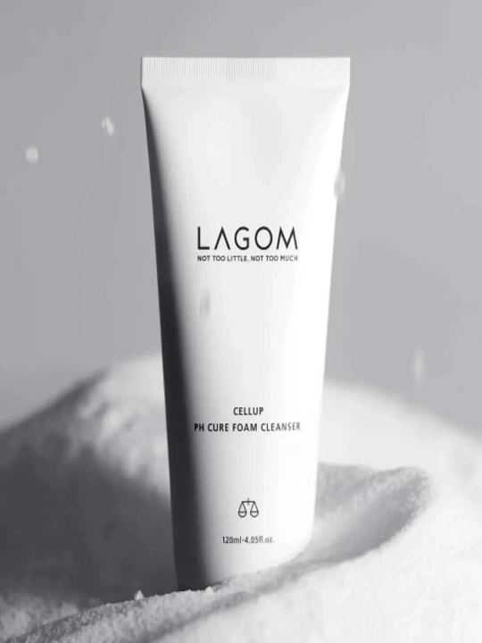 Yuvish uchun ko'pik Lagom Cellup Gel to water /Ph Cure/MICRO Foam Cleanser 120 ml